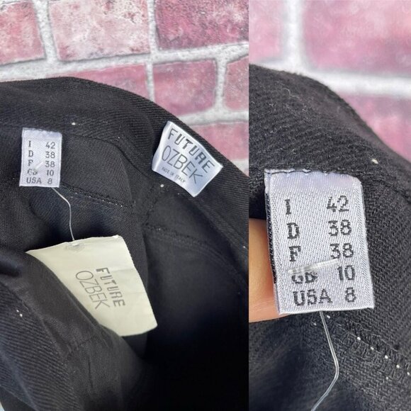 Future Ozbek Vintage high waist tapered Trouser size 8 - Picture 16 of 16